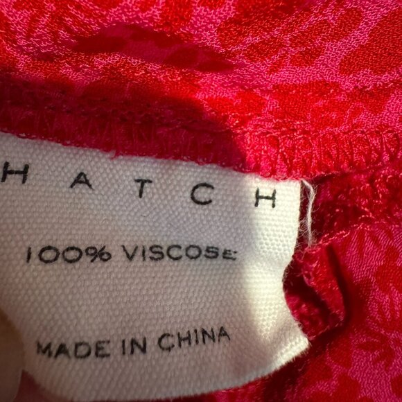 Hatch Cosette Dress Samba Print, Maternity, Smocked Lightweight Ruffle Sleeve, 3 - Picture 7 of 10